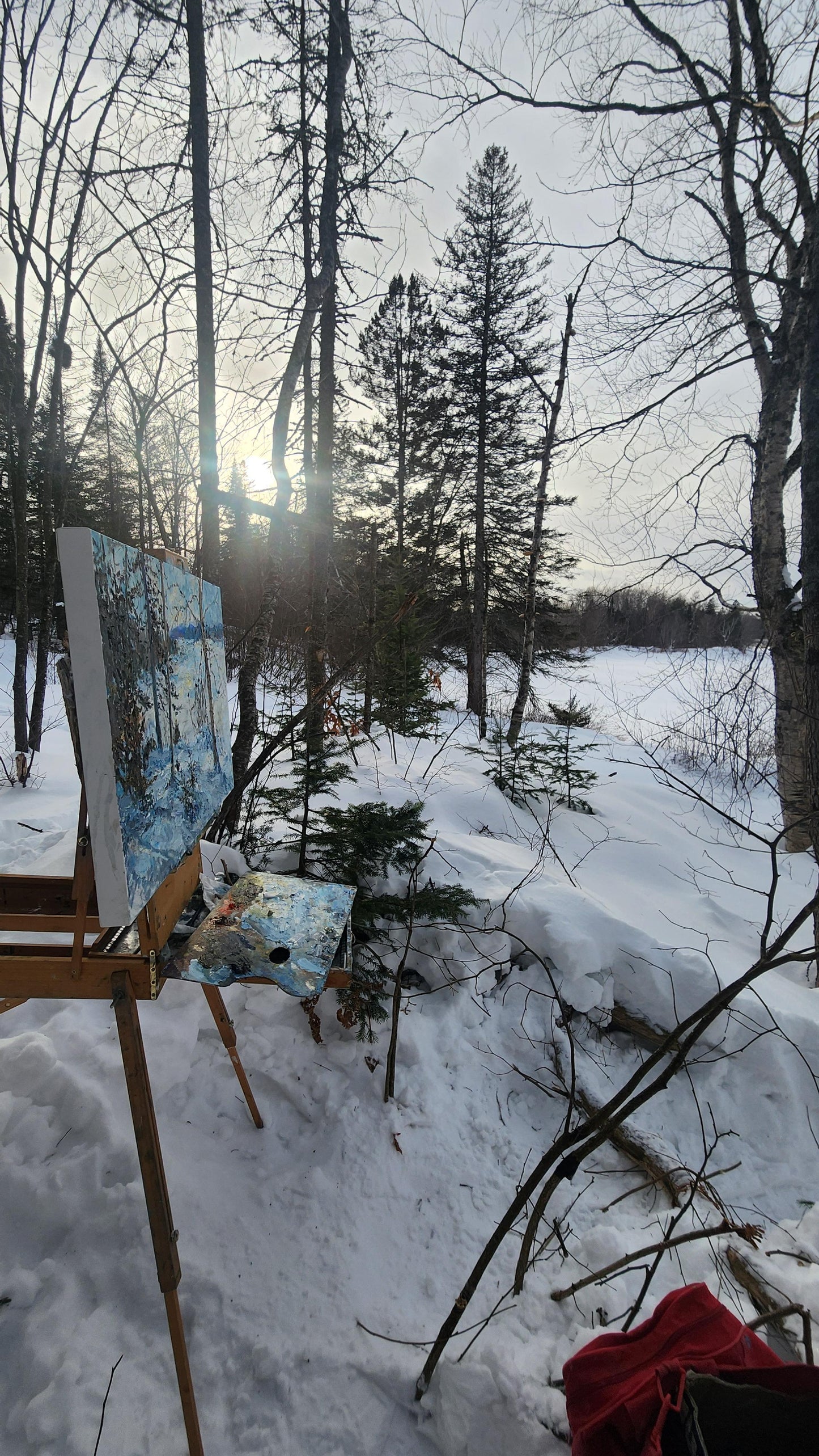 Rivière gelée