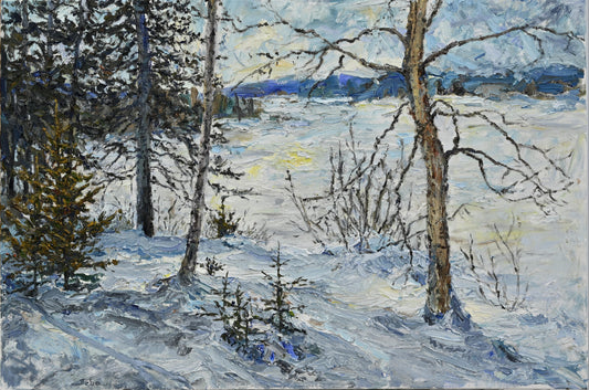 Rivière gelée