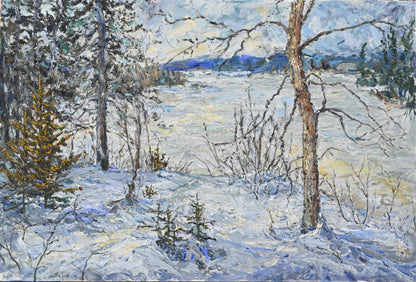 Frozen river 