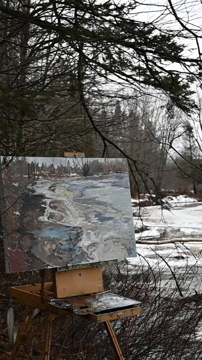 Banc de glace au virage